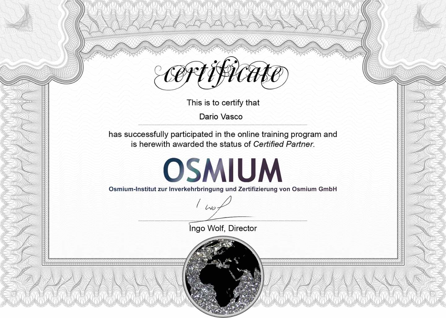 Vasco GmbH Osmium Schmuck